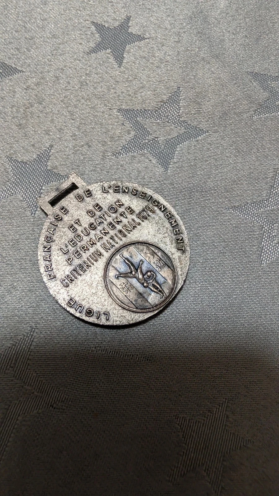 vintage 1979 national criterium UFOLEP judo sports medal – photo 4